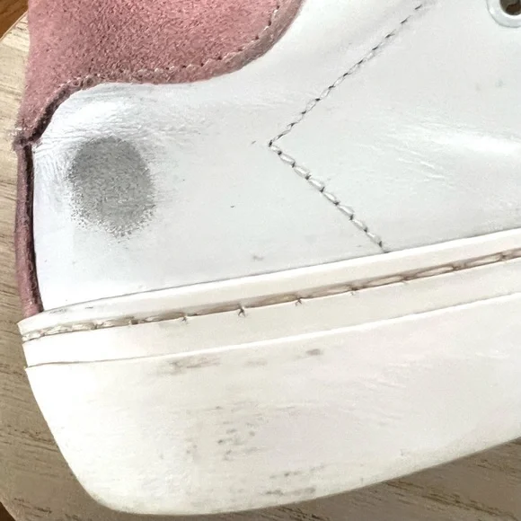 L'idea by Lori Distressed Suede/Leather Sneakers Size 38 Good Condition - Picture 10 of 11